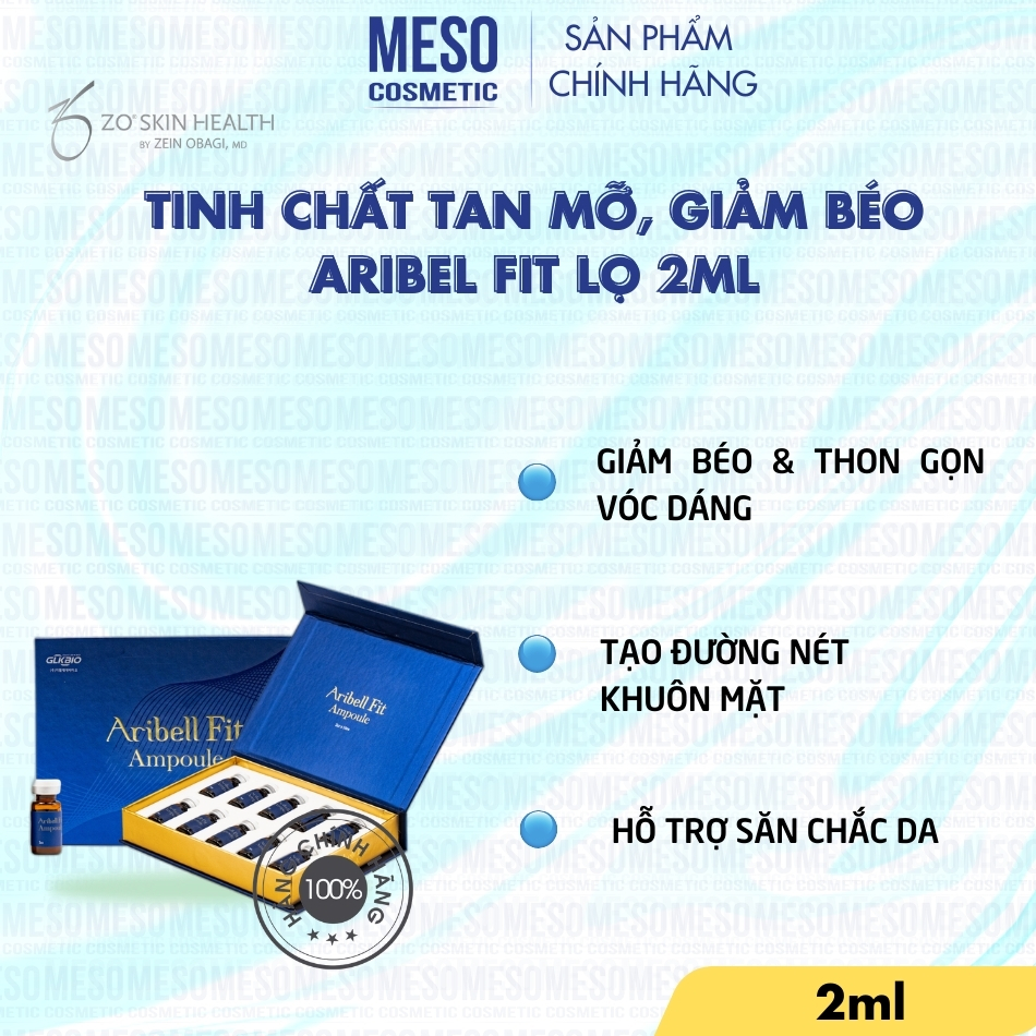Tinh chất tan mỡ, giảm béo Aribel Fit lọ 2ml
